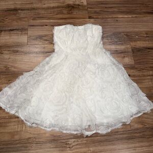 Garden Goddess Mini Dress- White